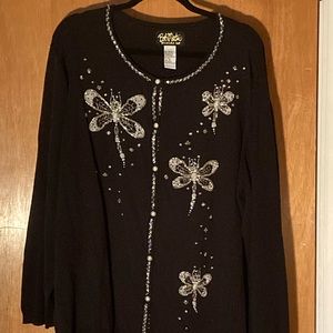 Black Dragonfly Sweater